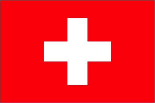 Schweizer Flagge aus Folie